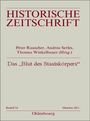 cover image of Das "Blut des Staatskörpers"